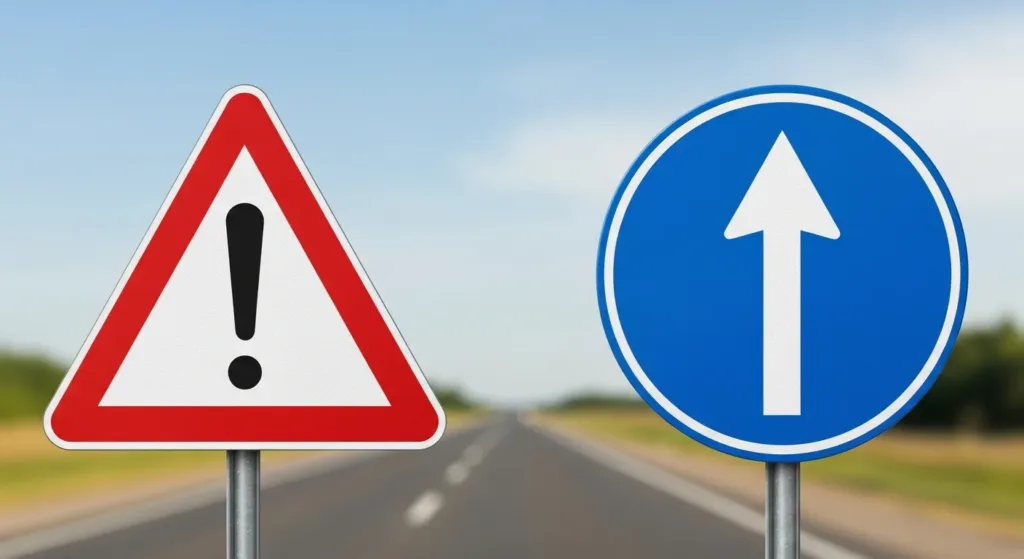Segnali stradali: pericolo vs prescrizione — come riconoscerli e interpretarli
